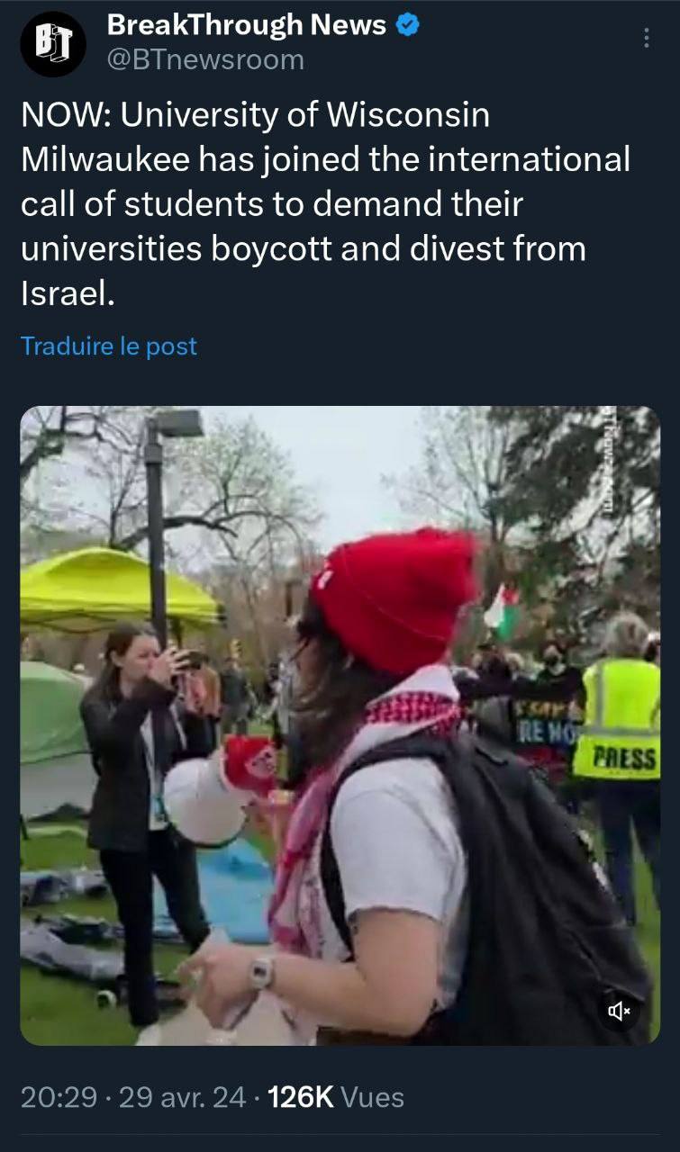 La mobilisation estudiantine continue de grandir