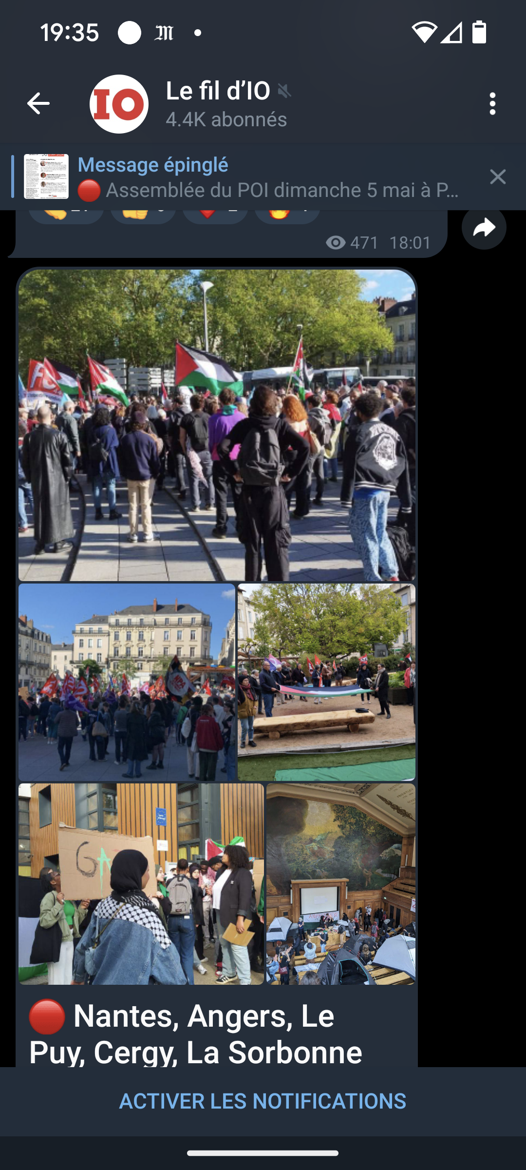 Manif contre le Génocide