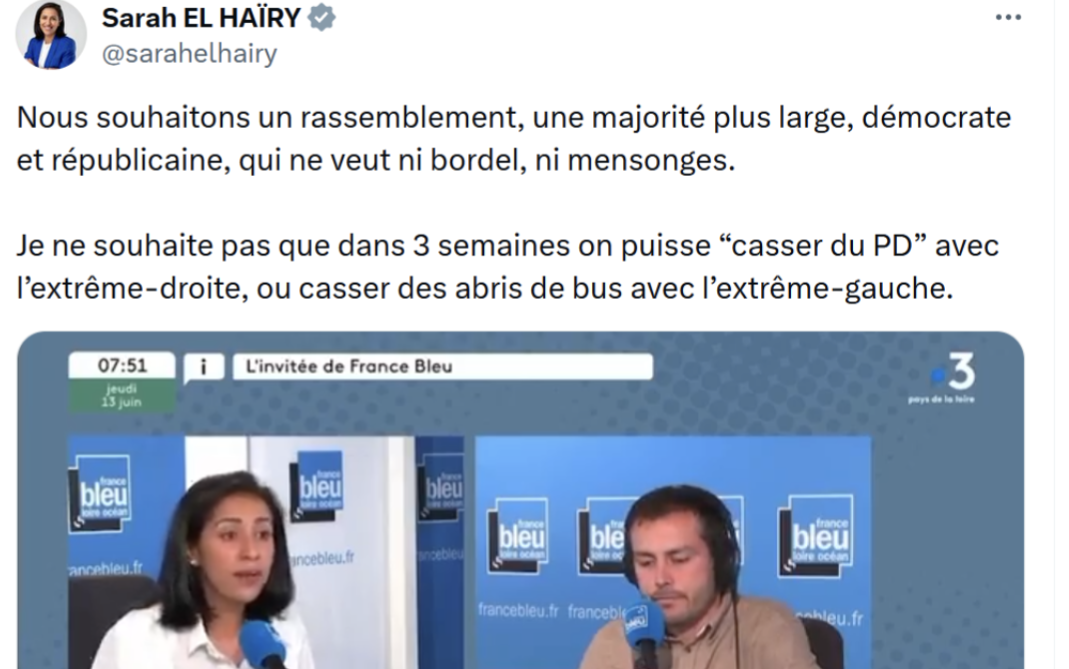 Même une Macroniste ne devrait pas pouvoir dire ça