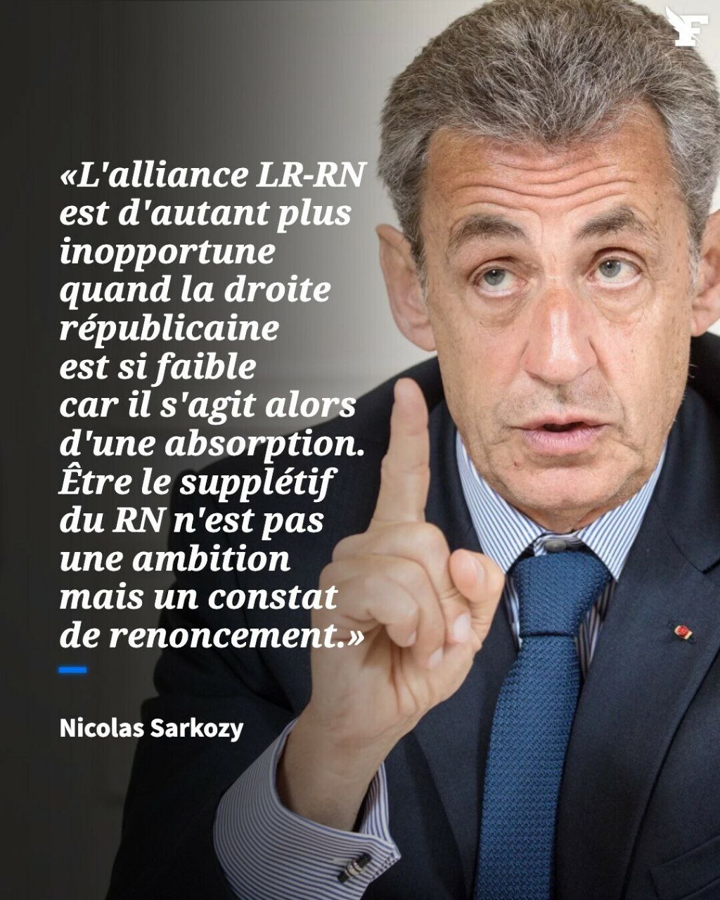 L&rsquo;arroseur arrosé : Sarkozy dénonce l&rsquo;extrême droite qu&rsquo;il a nourrie