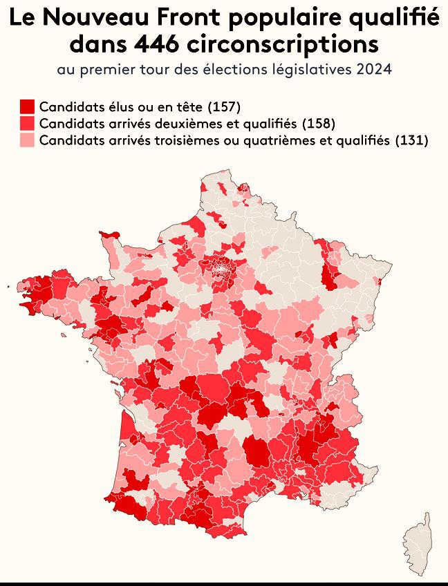 Une carte qui démontre qu&rsquo;une majorité NPF est largement a la portée si les Macronistes joue le jeu