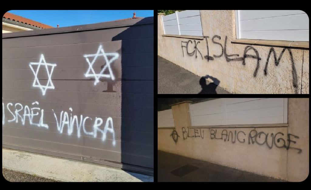 Tags racistes à Corbas : la gendarmerie se défile !