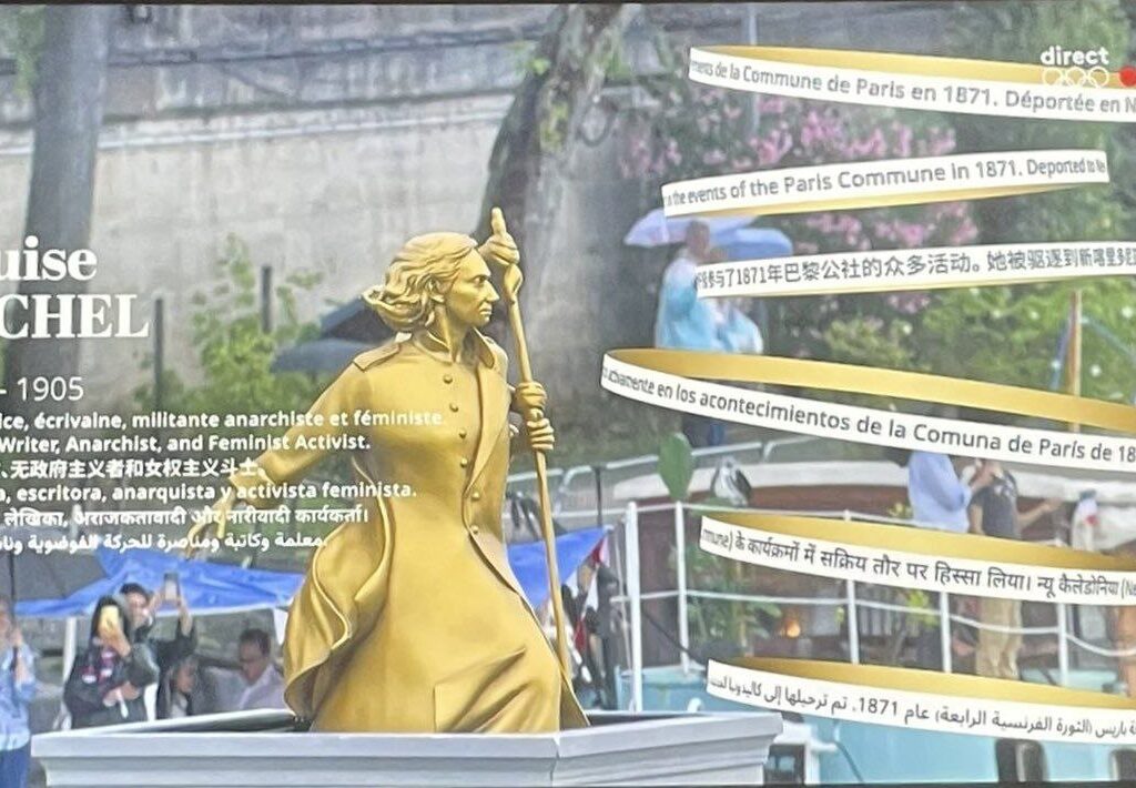 Un hommage a été rendu à Louise Michel, lors de la cérémonie d&rsquo;ouverture des JO