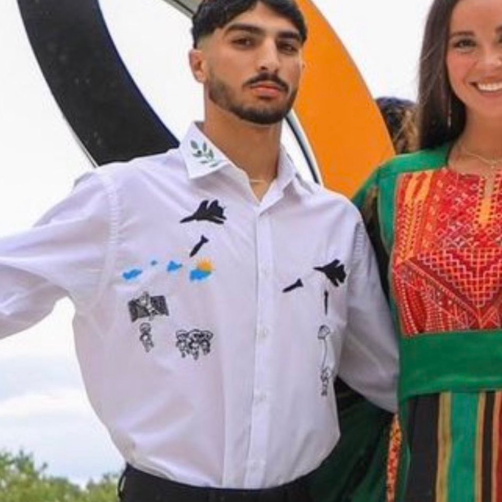 La chemise des athlètes palestiniens pour faire passer un message subtilement