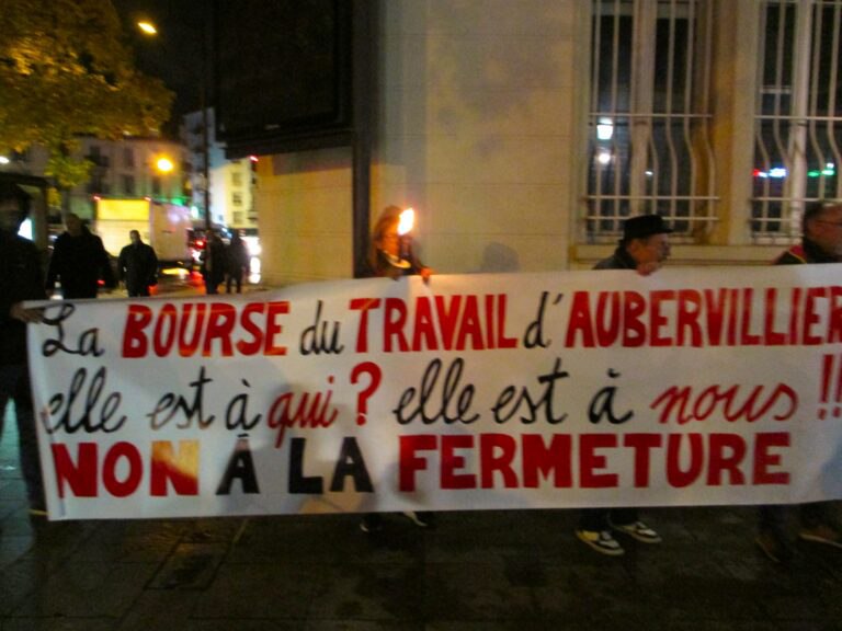 Les syndicats peuvent souffler (un peu) : ils ne seront pas dégagés de la Bourse du travail d&rsquo;Aubervilliers, du moins pas tout de suite.