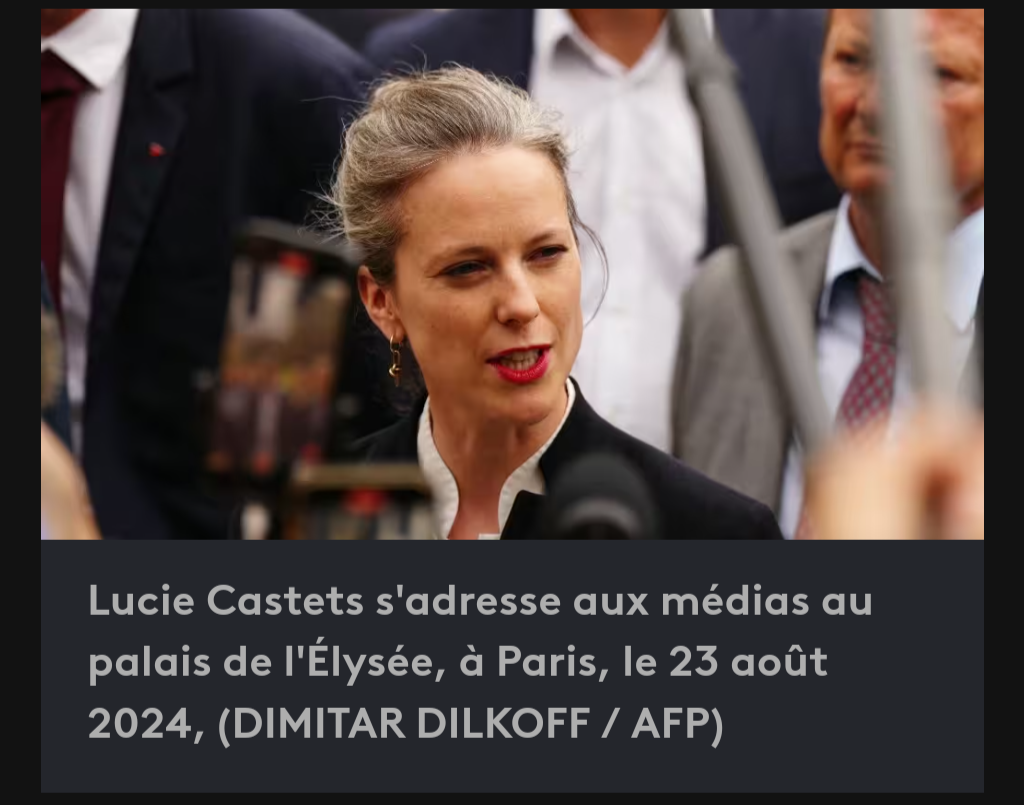 Nouveau gouvernement : Macron se perd en palabres, selon Lucie Castets, pendant que les socdems prennent leur mal en patience.