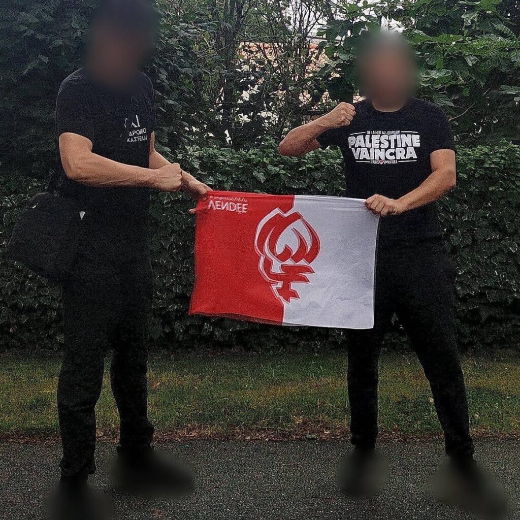 La Roche sur Yon est Antifa! 2 fafs Vendée reparte de la manif la queue entre les jambes et leurs dignités perdu dans le caniveau