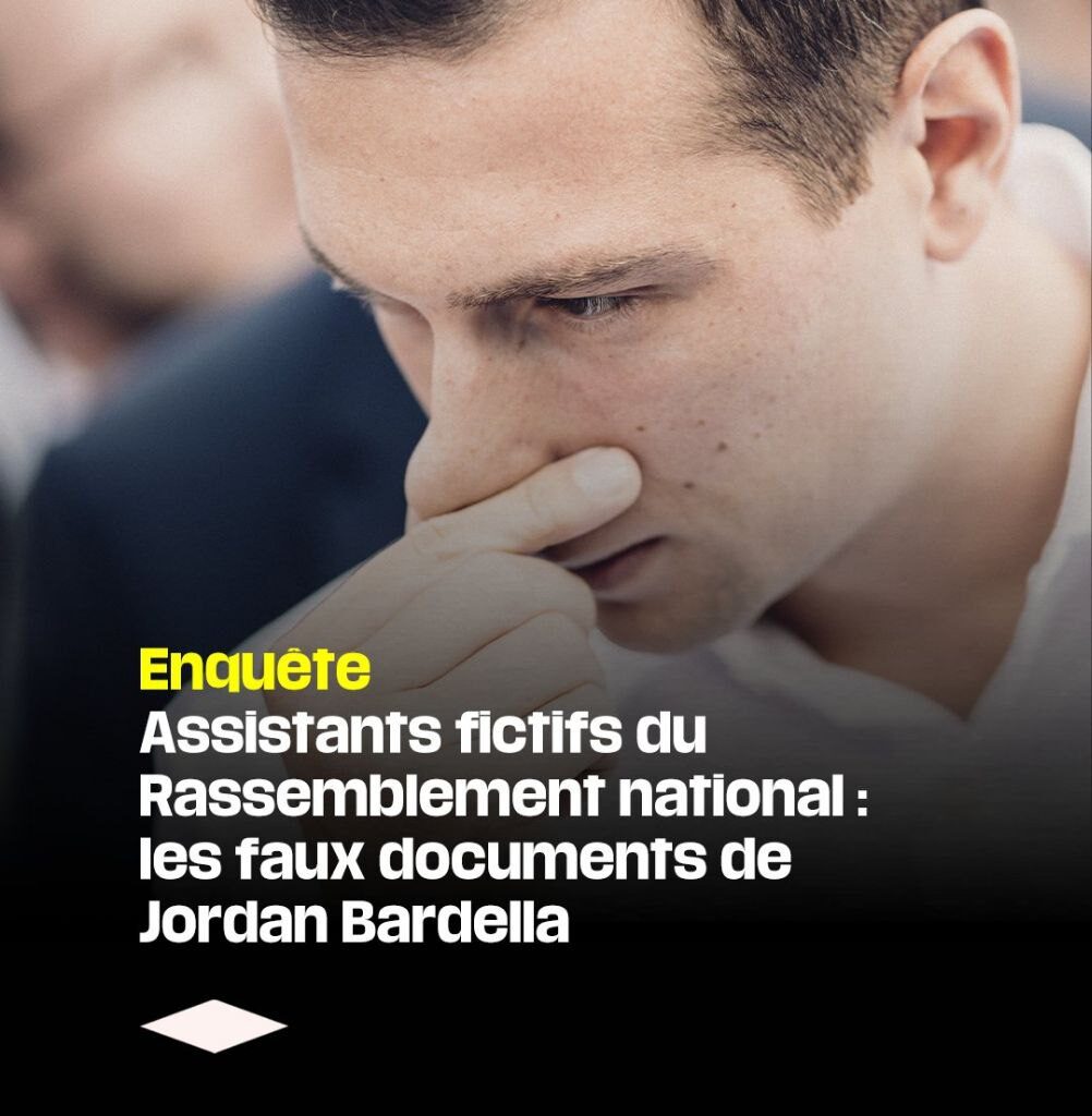Jordan Bardella dans la tourmente : des faux documents pour couvrir un emploi fictif ?