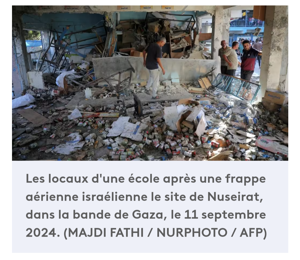 Gaza : une frappe israélienne sur une école fait au moins 18 morts, dont plusieurs collaborateurs de l&rsquo;ONU