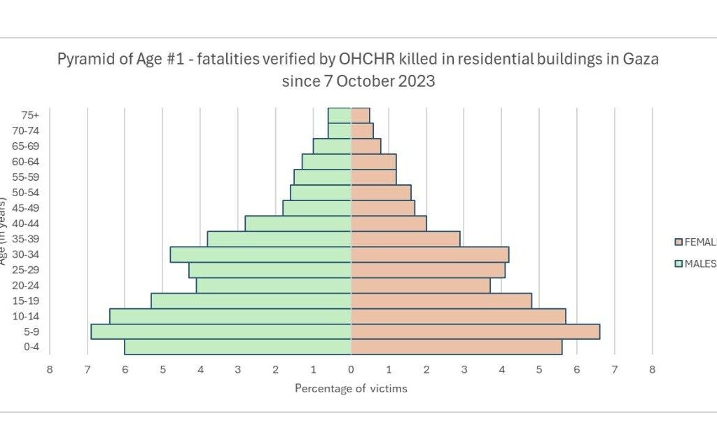Femmes et enfants ont été les principales victimes à Gaza, selon un rapport de l&rsquo;ONU.