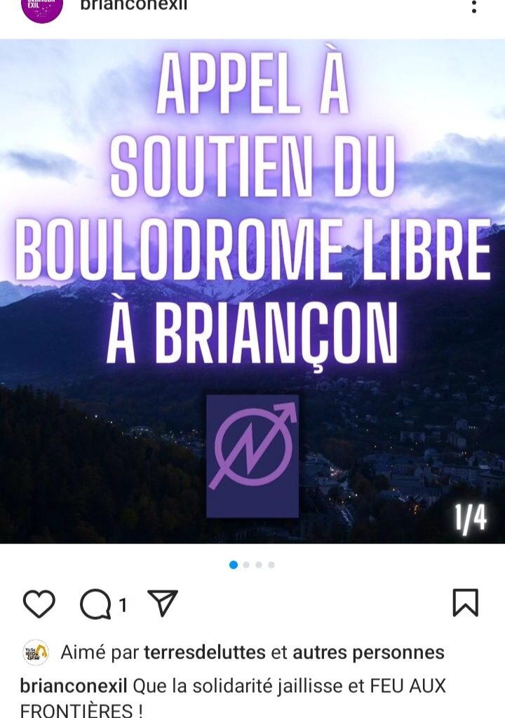 A briançon des exilés menacés d’être jeter à la rue