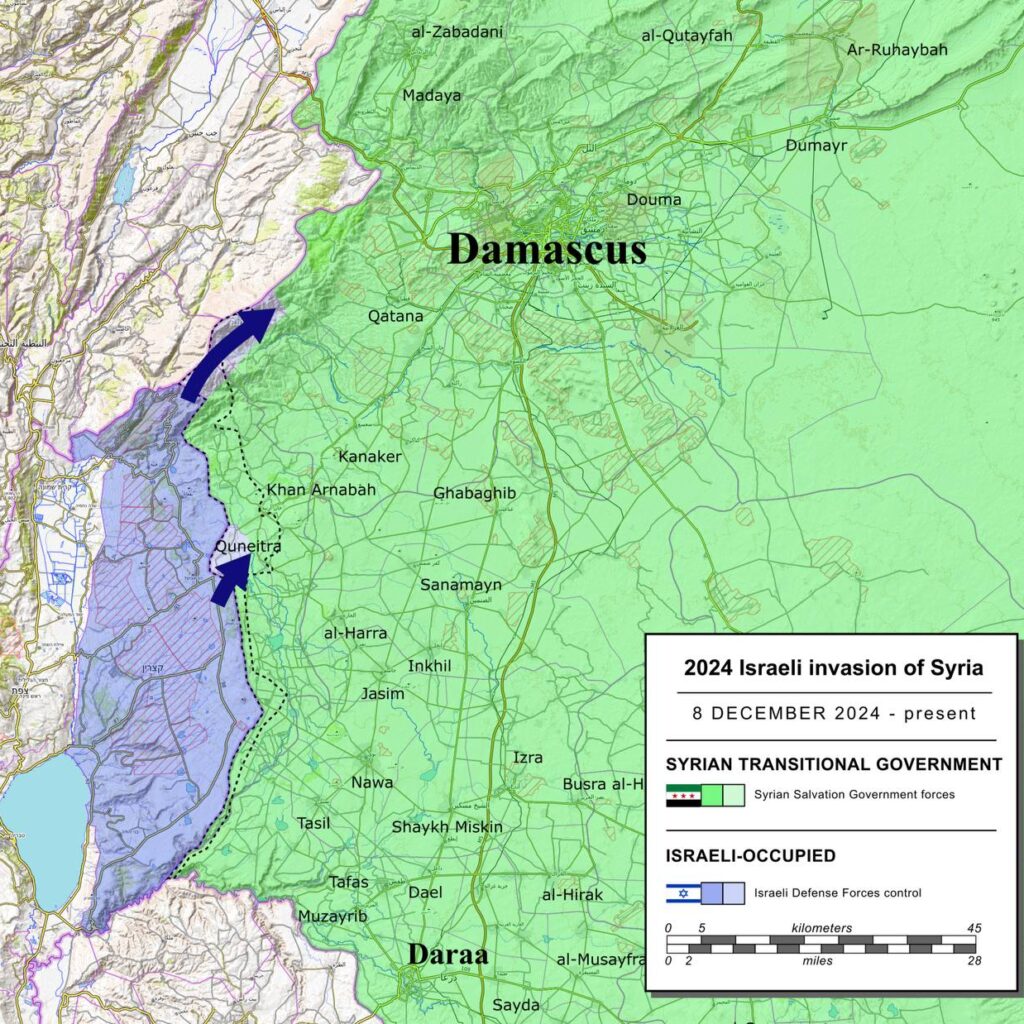 Progression de l&rsquo;armée israélienne le long de la frontière Libanaise
