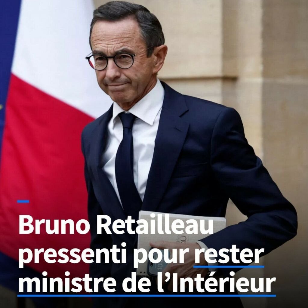 Retailleau devrait rester à Beauvau, mais sa loi immigration repousser aux calendes grecques. Euh… au prochain  gouvernement donc d&rsquo;ici un bon mois.