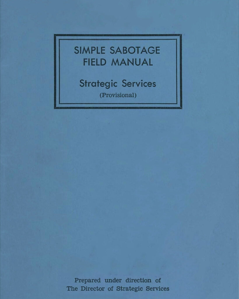 Quand la CIA apprend le sabotage au peuple, ça devient viral !