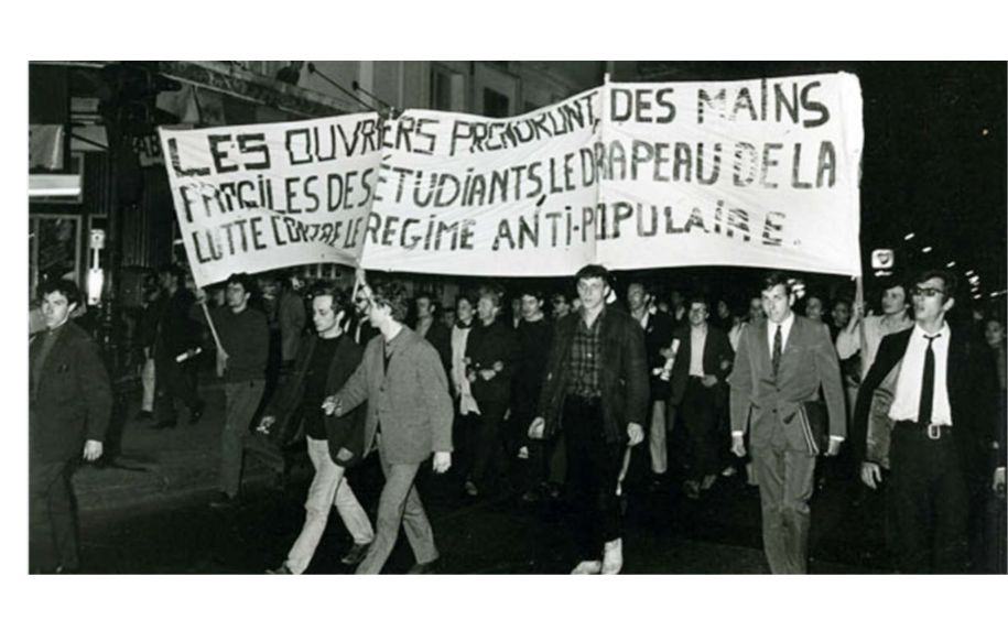 Le 6 mai 1968, les premières émeutes de mai 1968 dans l&rsquo;État français ont commencé à Paris.