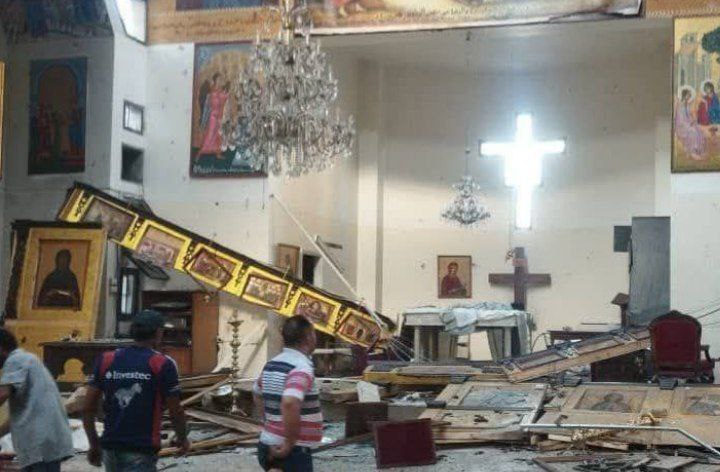 Plus de 50 morts dans un attentat suicide terroriste à l&rsquo;église Saint-Élie de Damas.